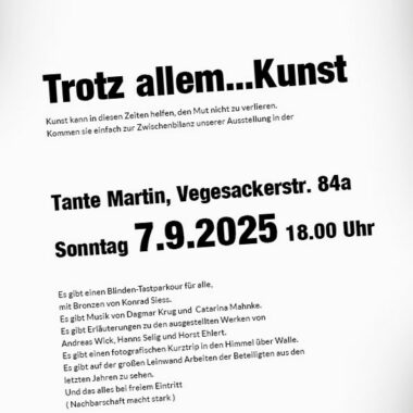 Trotz allem…Kunst