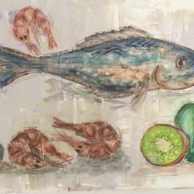 Andrea Liebig, Garnelen mit Fisch