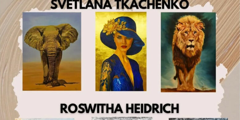 Plakat Heidrich Tkachenko Ausstellung in Achim