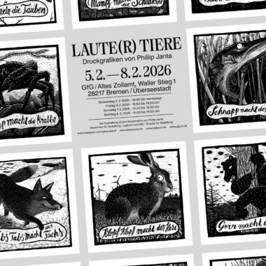 Ausstellung „Laute(r) Tiere“