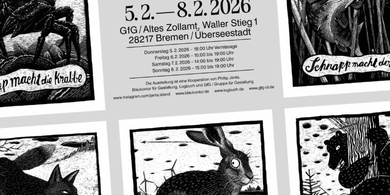 Ausstellung Janta Island in der GfG (Druckgrafik) 5.2.-8.2.2026