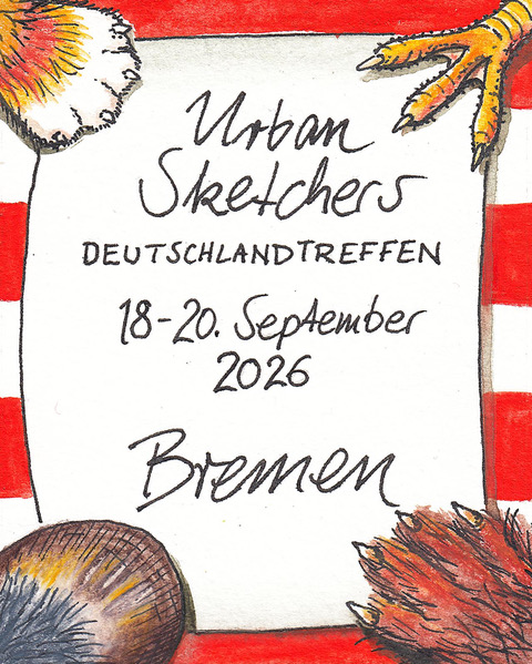 Deutschlandtreffen der Urban Sketchers in Bremen